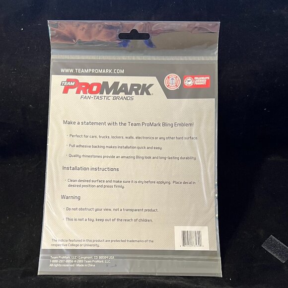 Mississippi State Bling Emblem Car Decal NWT - Picture 2 of 3